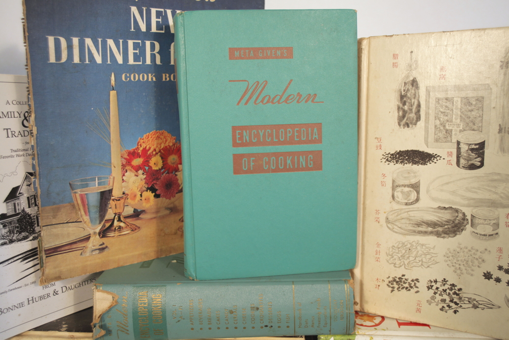 Collection of New and Vintage Cookbooks