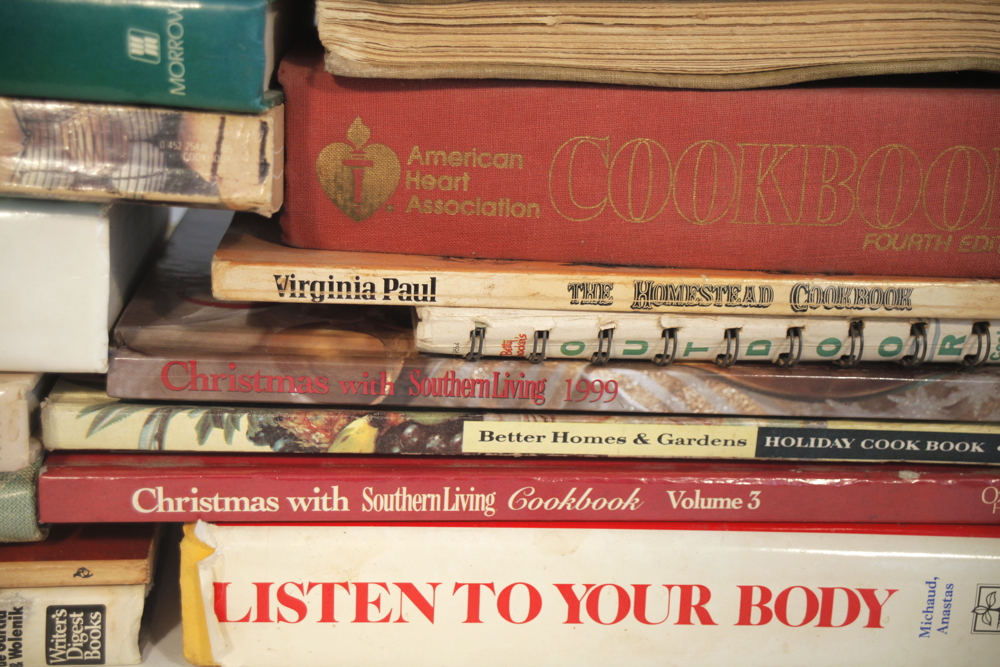 Collection of New and Vintage Cookbooks