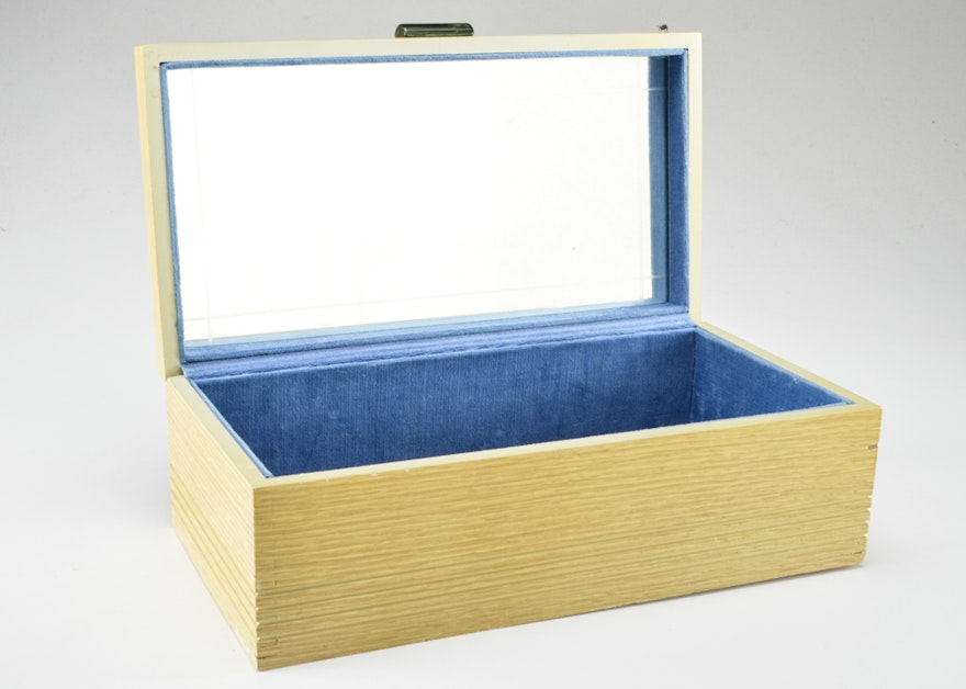 Blonde Wood Jewelry Box