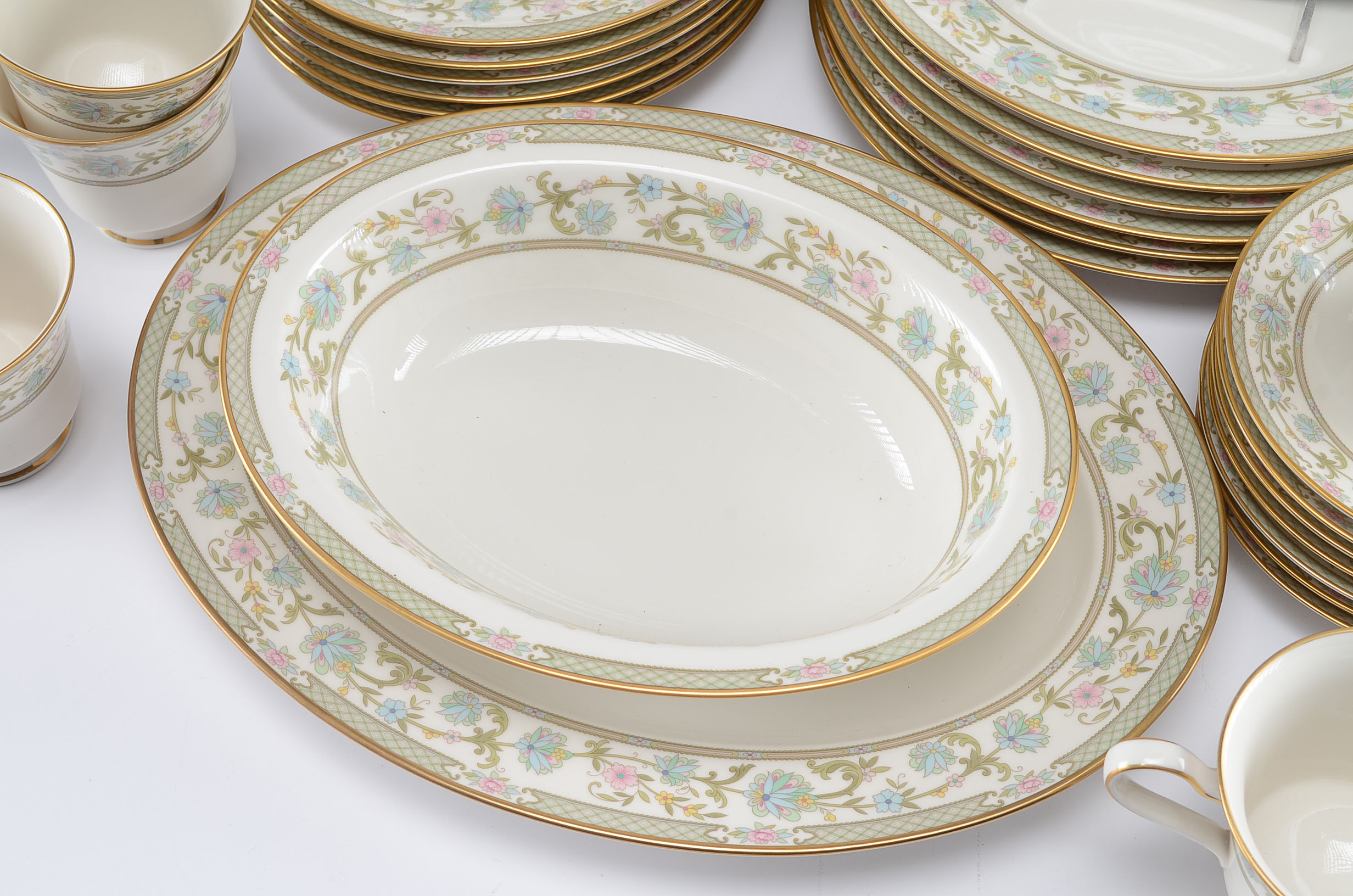 Set of Noritake China in "Miyoshi" Pattern