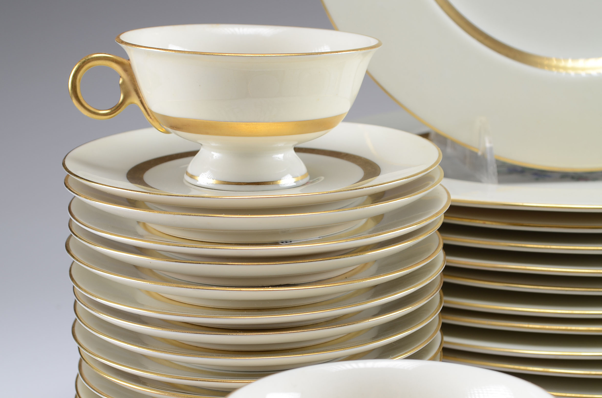 Set of Theodore Haviland China in "Gainsborough" Pattern