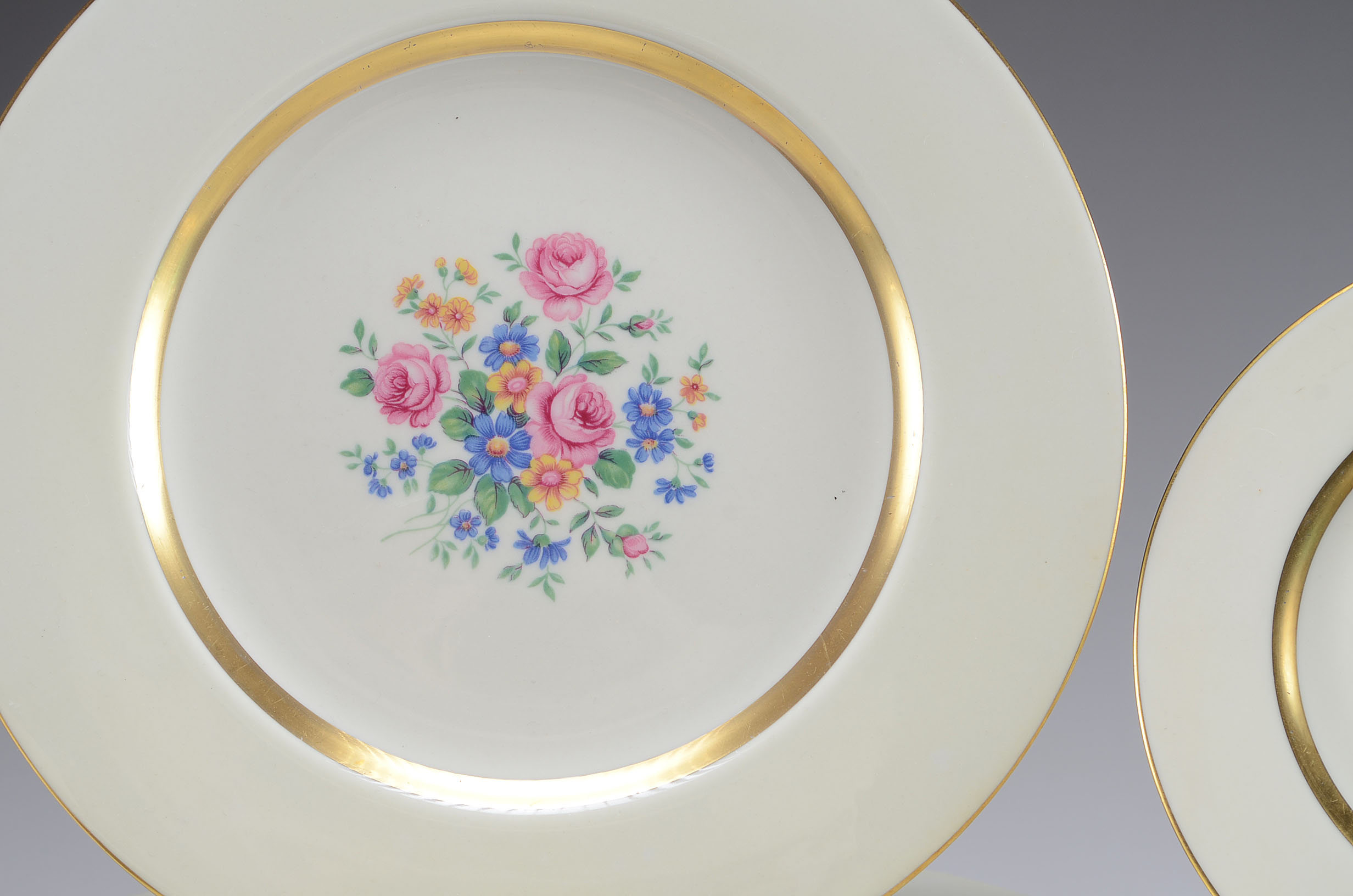 Set of Theodore Haviland China in "Gainsborough" Pattern