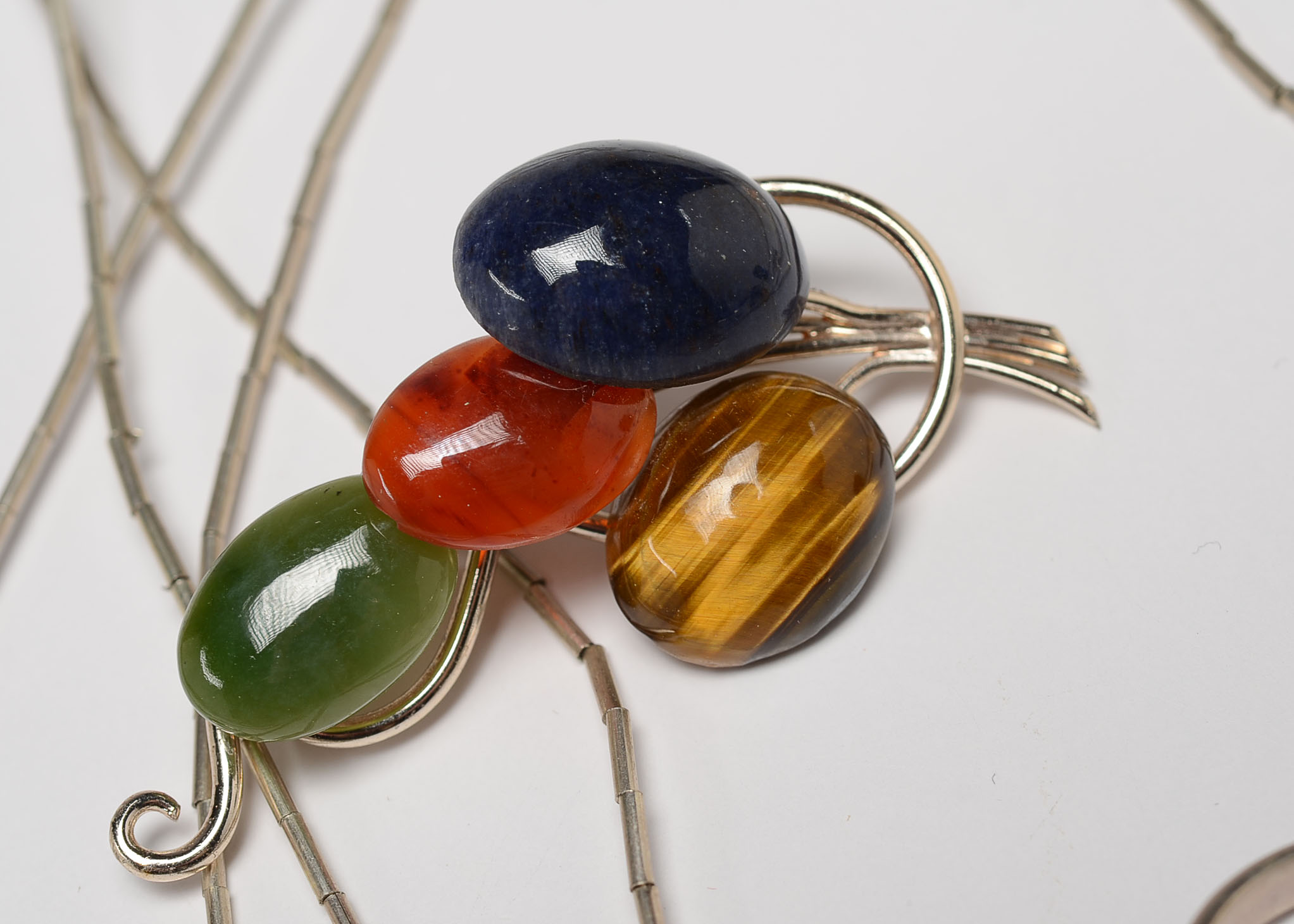 Assortment of Silver Tone Jewelry