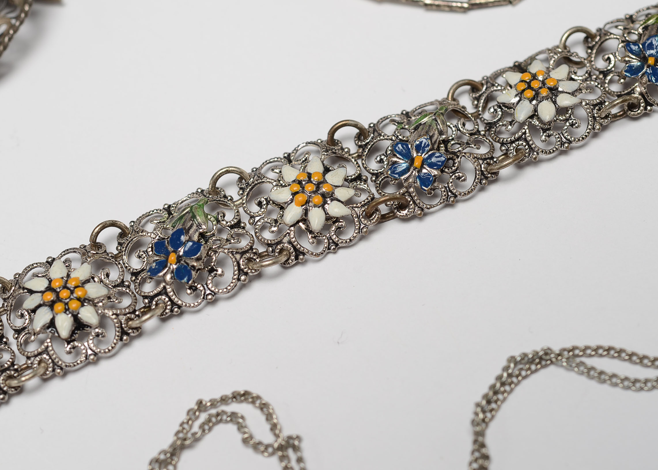 Assortment of Silver Tone Jewelry