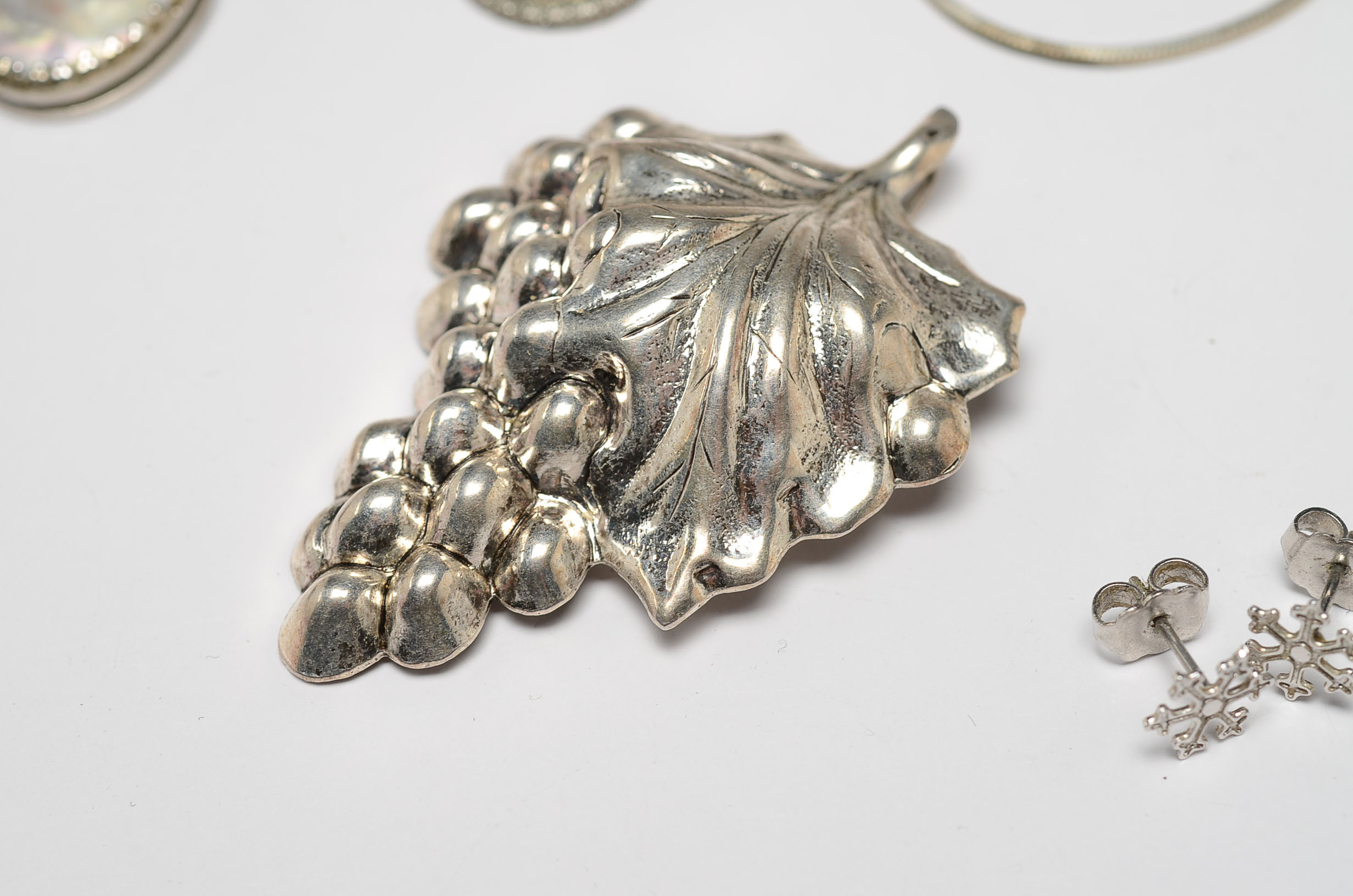 Assortment of Silver Tone Jewelry