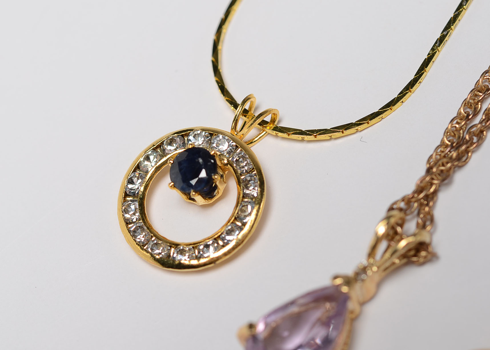 Group of Gold Tone Costume Jewelry