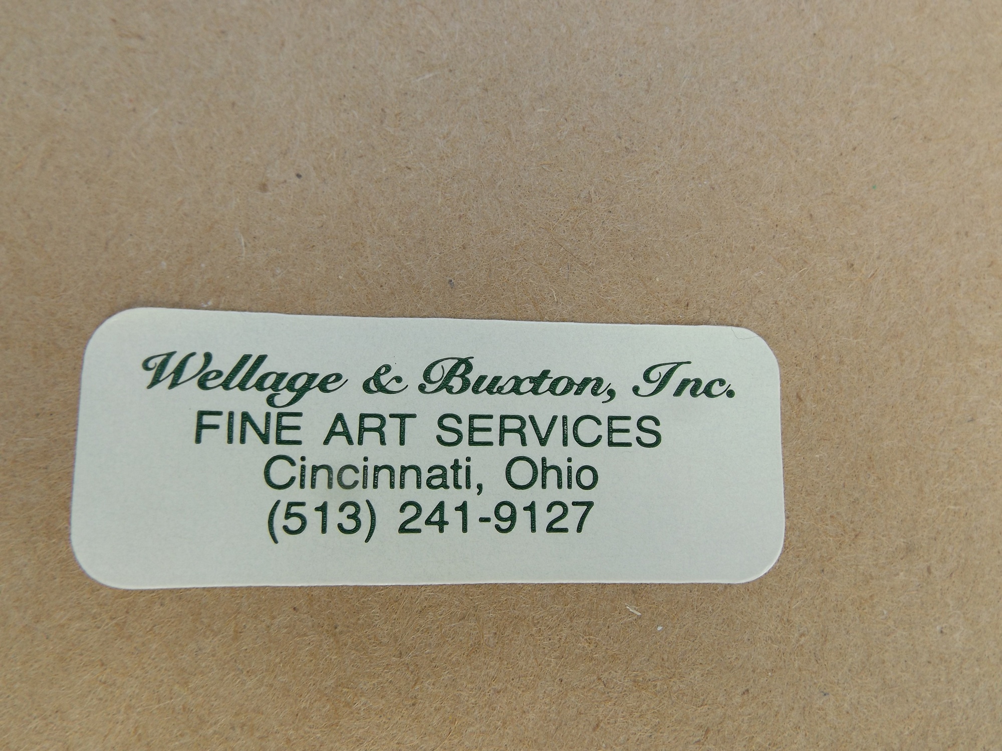 Framed Calligraphic 'Living Eulogy'