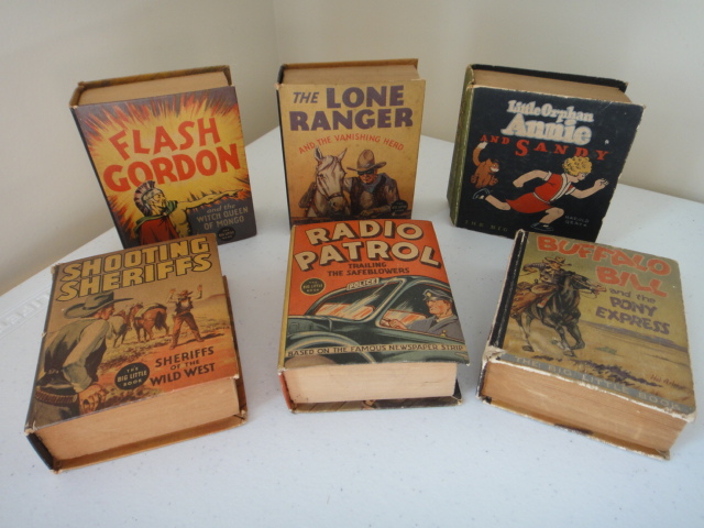 Six Wonderful Vintage Big Little Books Including "Annie"