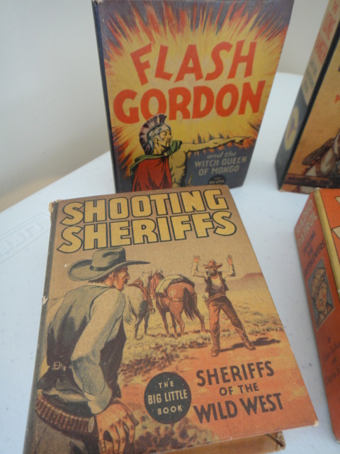 Six Wonderful Vintage Big Little Books Including "Annie"