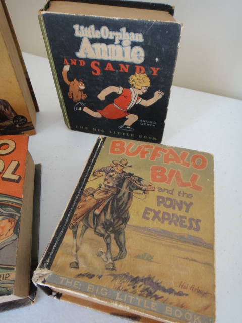 Six Wonderful Vintage Big Little Books Including "Annie"