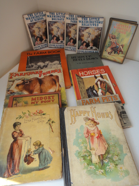 Vintage Books for Children Including Horse Books & More