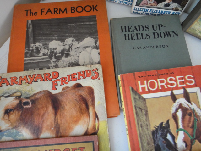Vintage Books for Children Including Horse Books & More