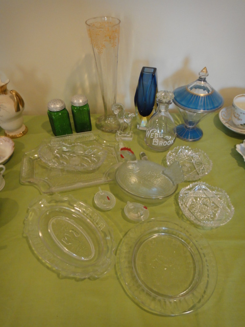 Large Group of Vintage and Depression Glassware