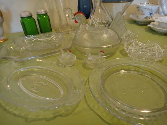 Large Group of Vintage and Depression Glassware