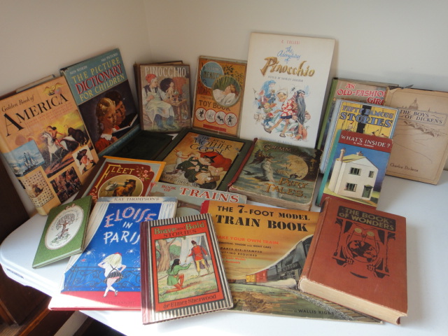 Child's Vintage Books and Activities
