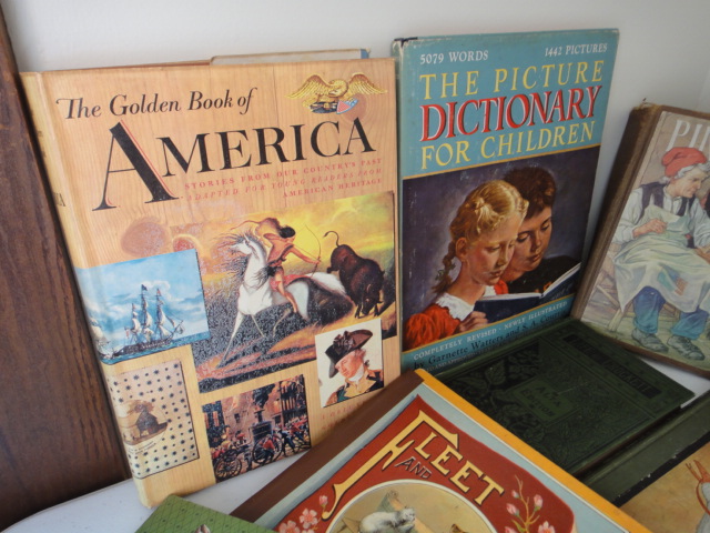 Child's Vintage Books and Activities