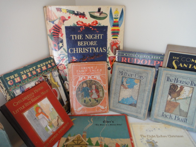 Christmas Themed Children's Vintage Books