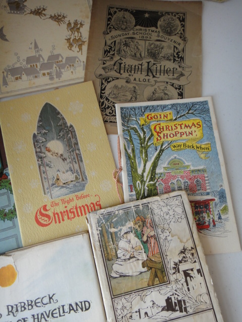 Christmas Themed Children's Vintage Books