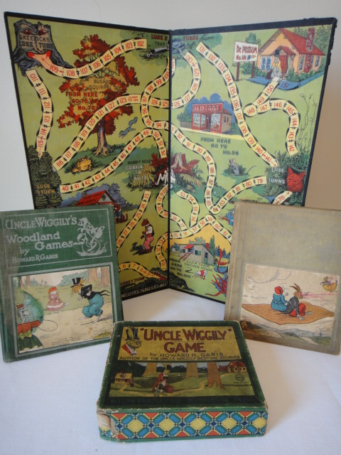 Vintage Uncle Wiggily's Game and Collector's Books