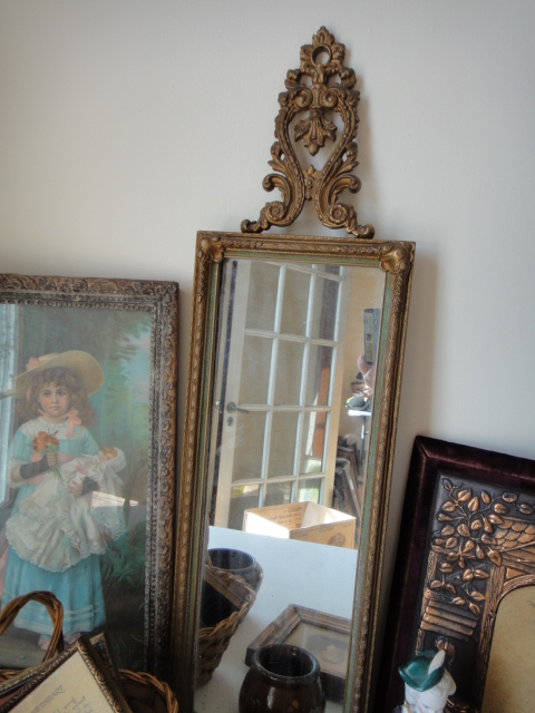 Antique Mirror, Print, Figurines, Pottery & More