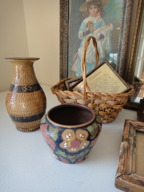 Antique Mirror, Print, Figurines, Pottery & More
