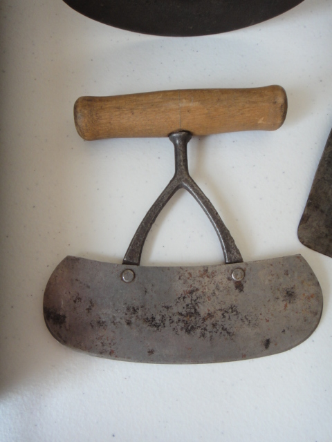 Antique Bucket, Rolling Pins and Primitive Kitchen Hand Tools