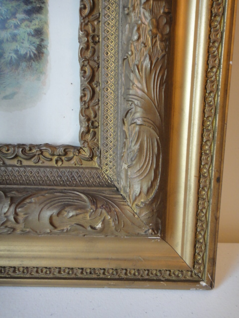 Vintage Framed Print "The Young Fort Builders"