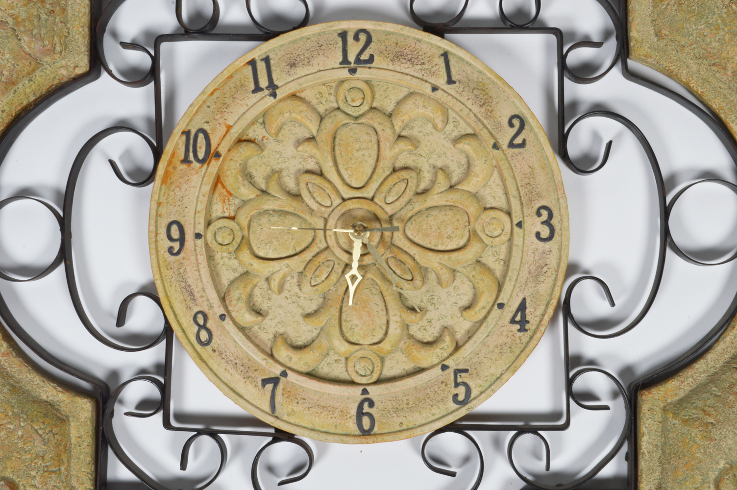 Faux Stone Wall Clock