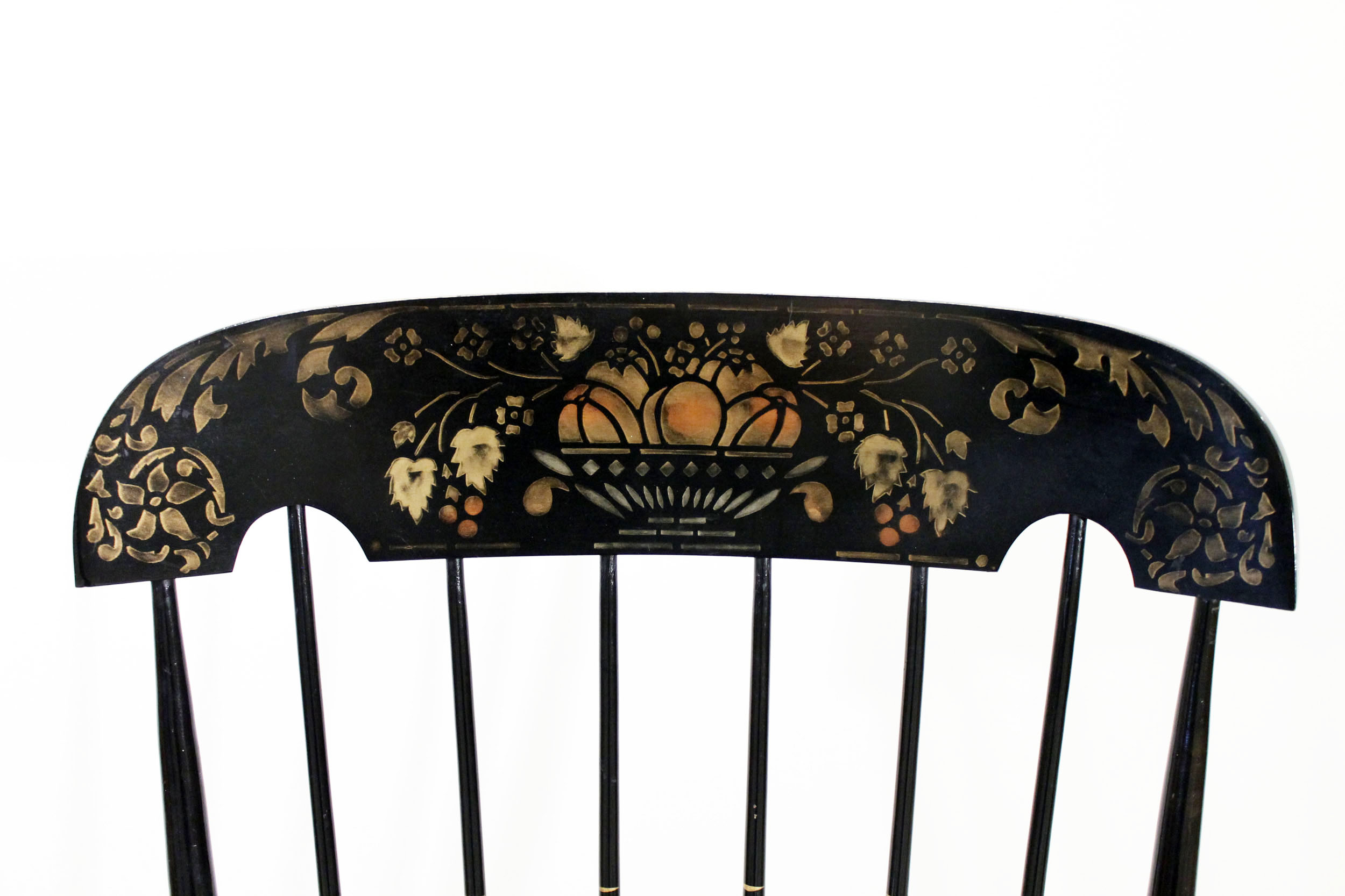 Vintage Nichols and Stone Windsor Style Rocking Chair