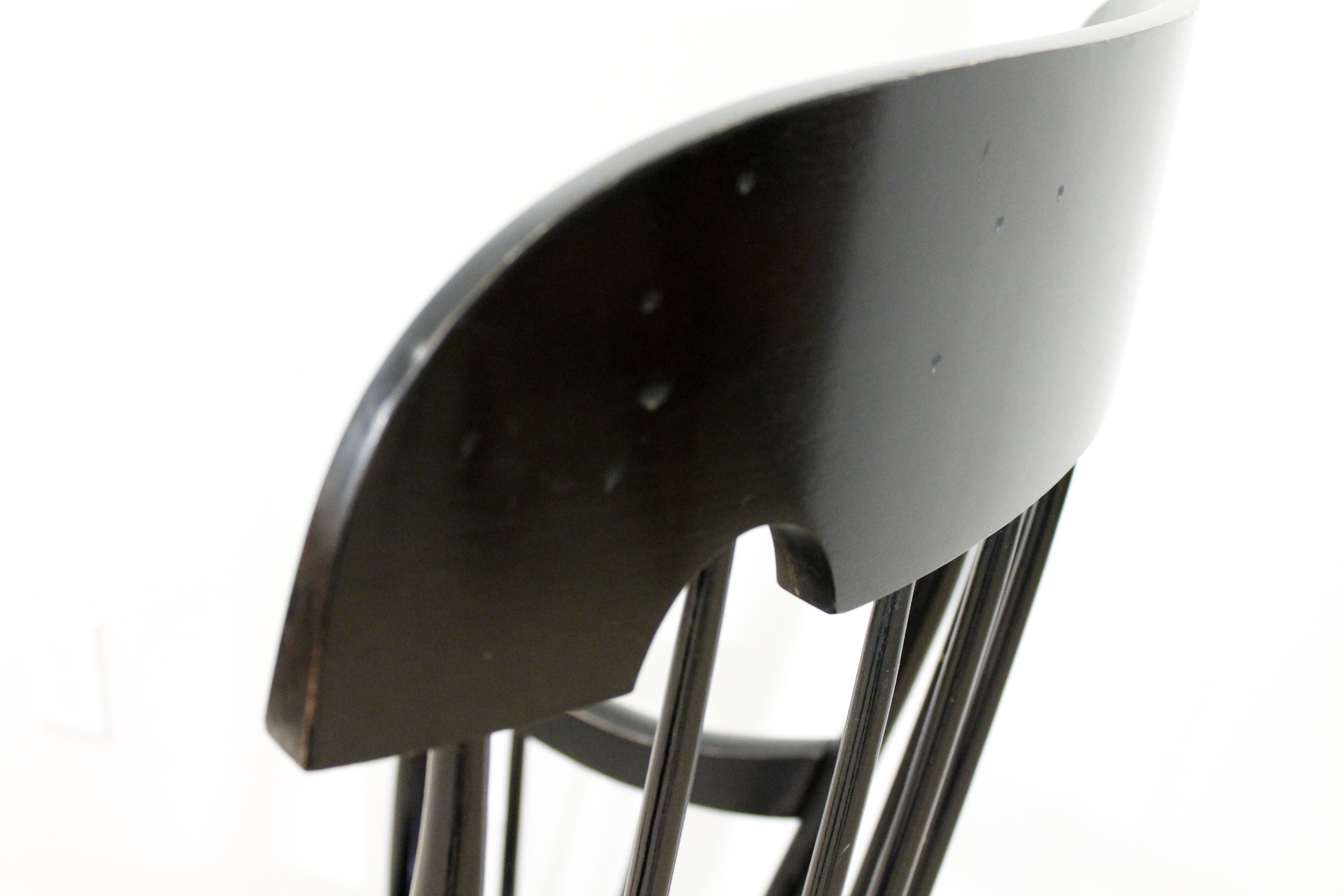 Vintage Nichols and Stone Windsor Style Rocking Chair