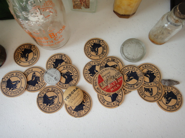 Sixteen Vintage Bottles and Paine's Celery Compound Bottle