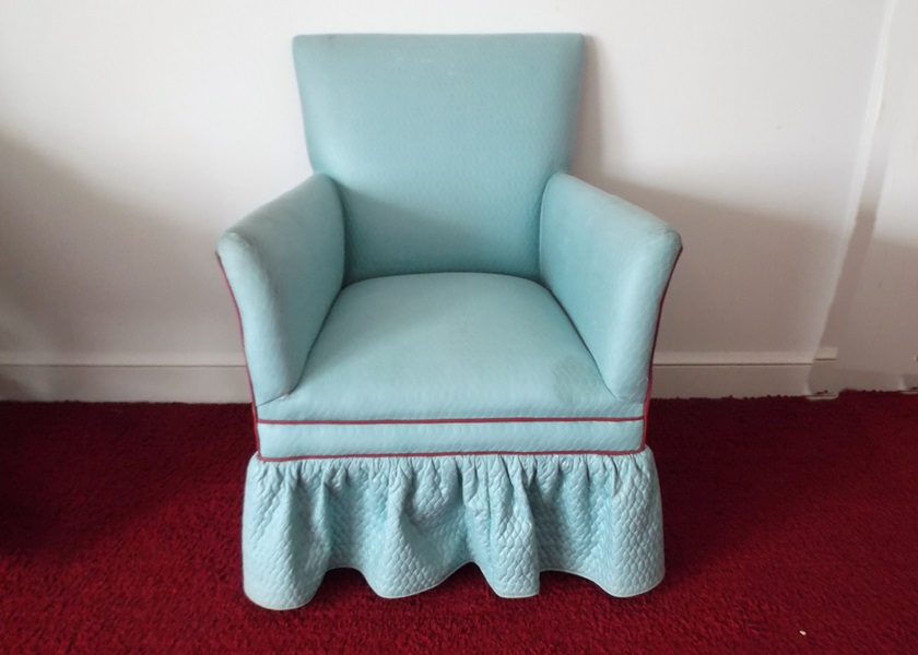 Quilted Boudoir Arm Chair