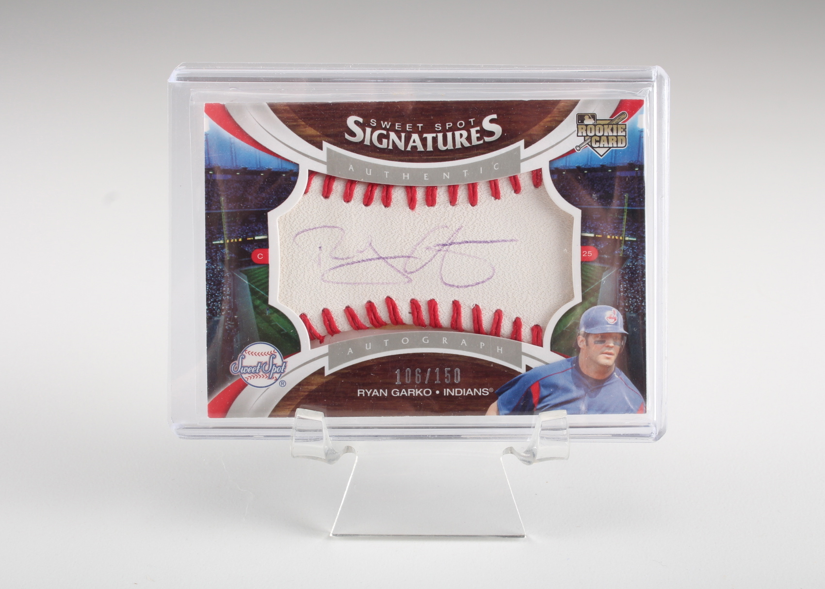 Four Baseball Cards, Three Relic and One Vintage