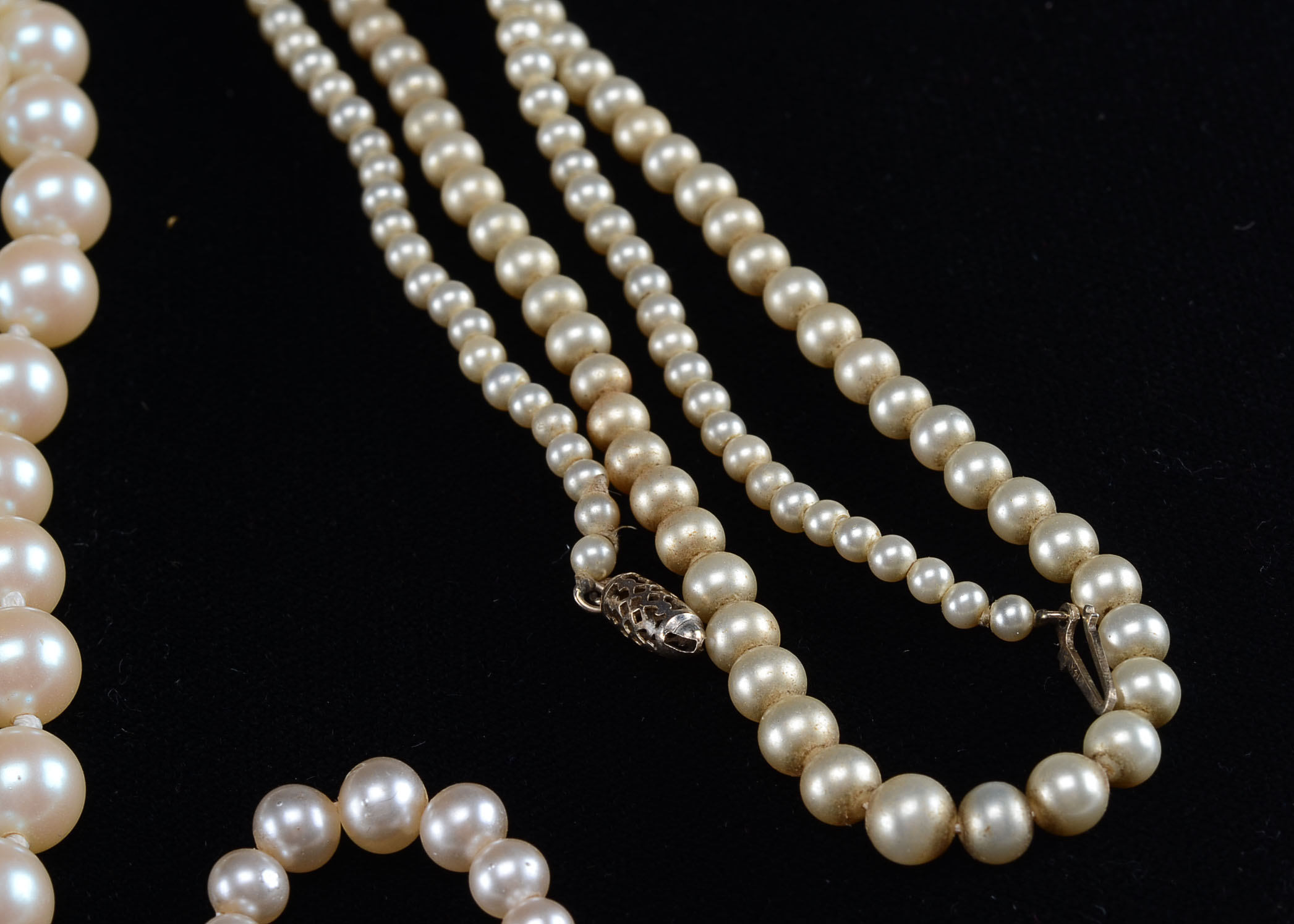 Group of Costume Pearl Necklaces