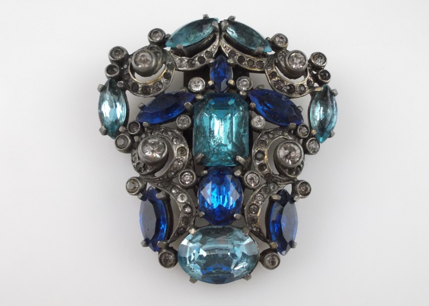 Eisenberg Rhinestone Stole Clip 