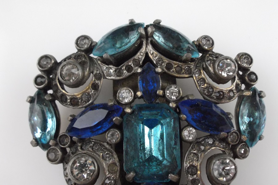 Eisenberg Rhinestone Stole Clip 