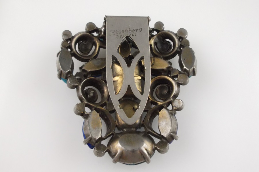 Eisenberg Rhinestone Stole Clip 