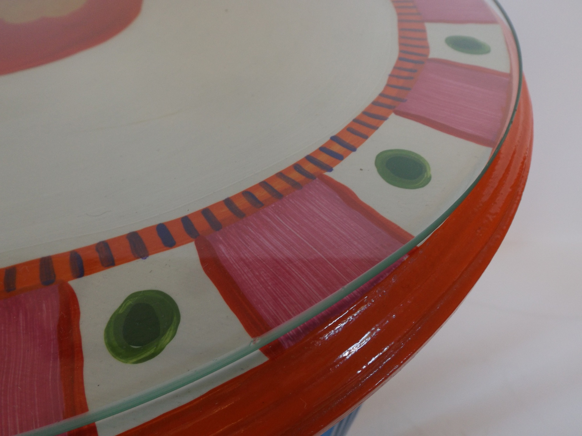 Fun Hand Painted Side Table