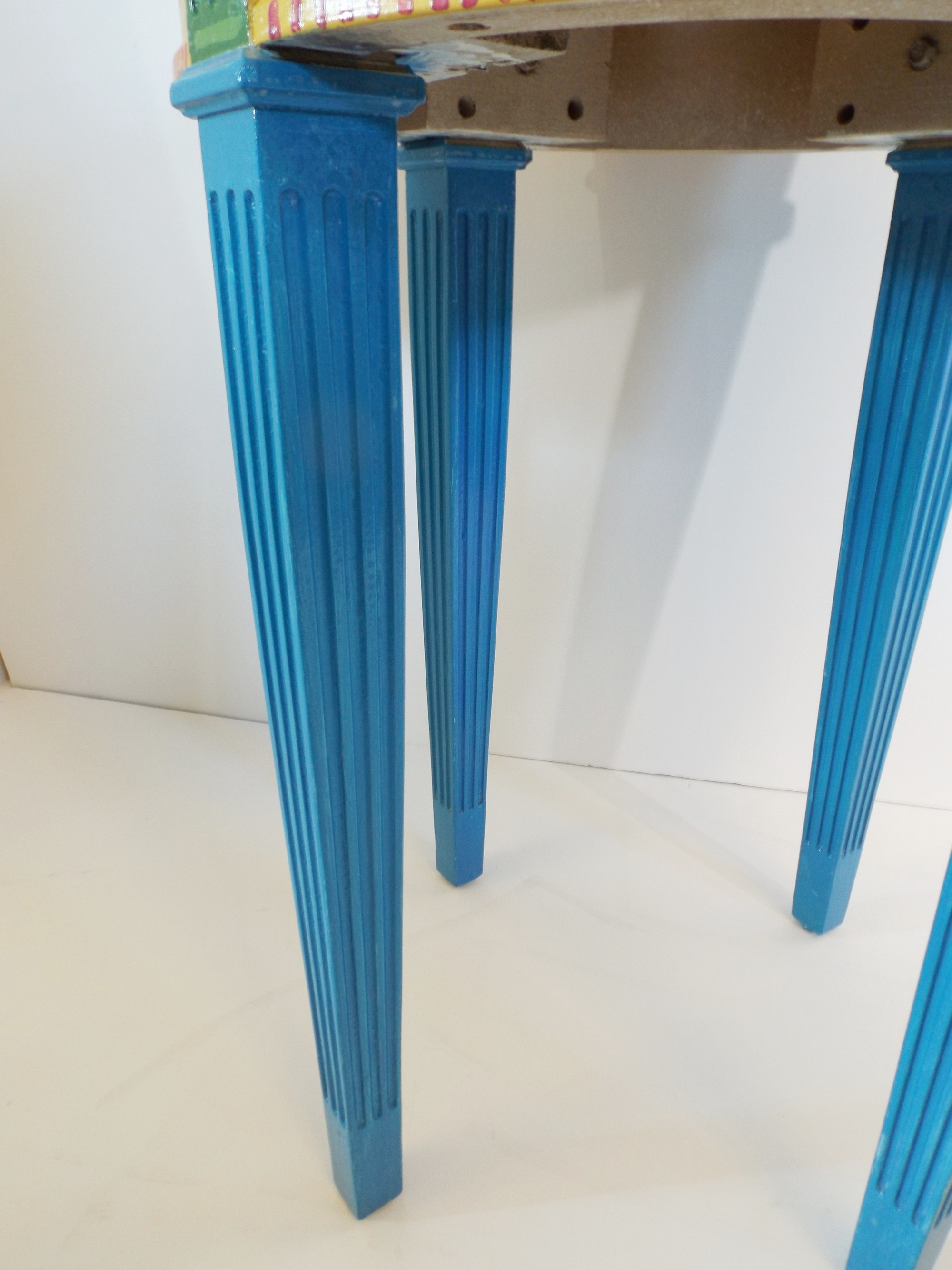 Fun Hand Painted Side Table