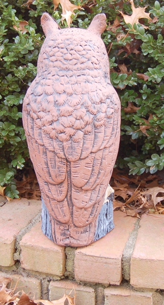 Fierce Looking Garden Owl