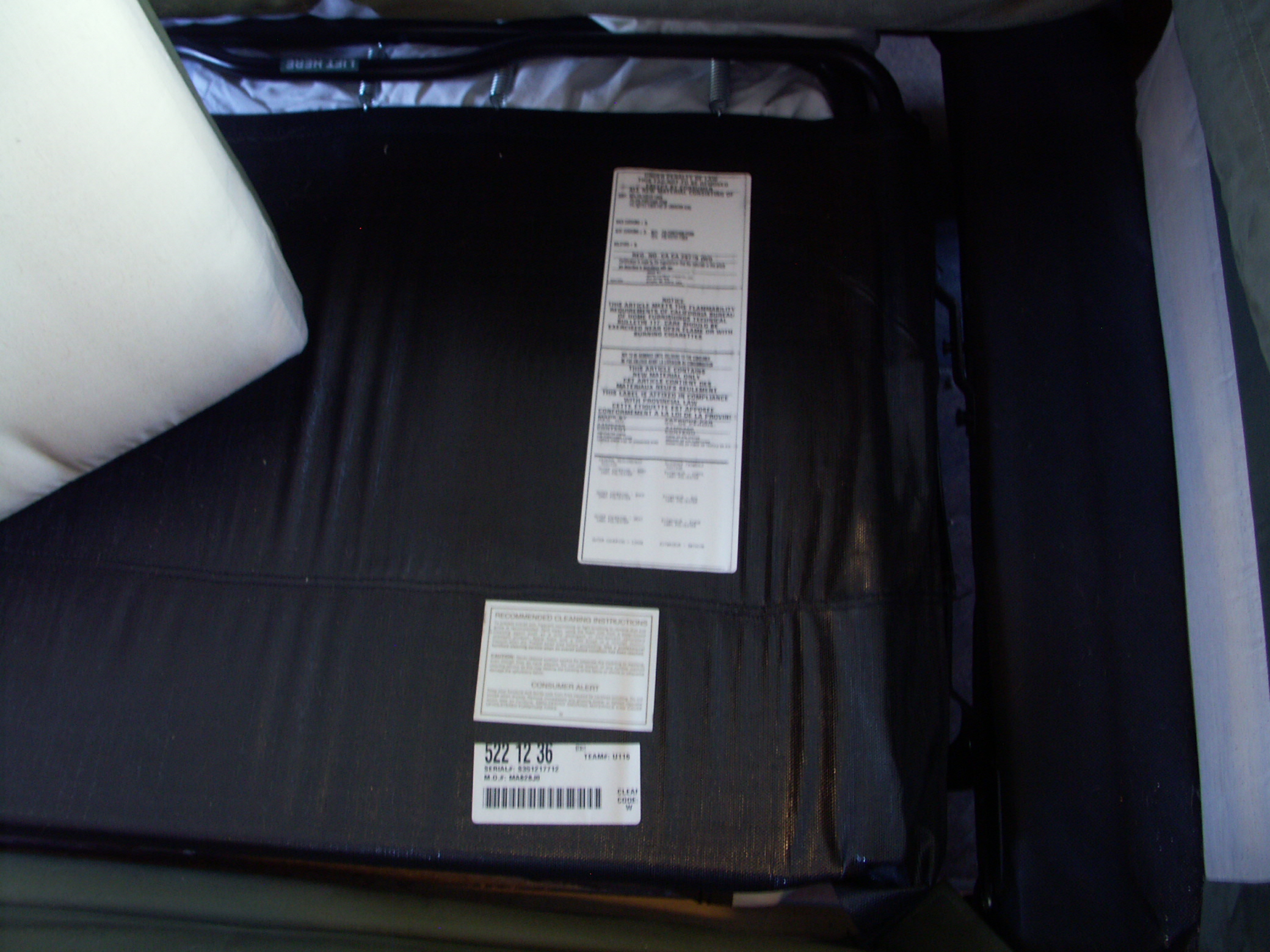 Ashley Furniture Contemporary Microfiber Sofa/Hide-a-Bed