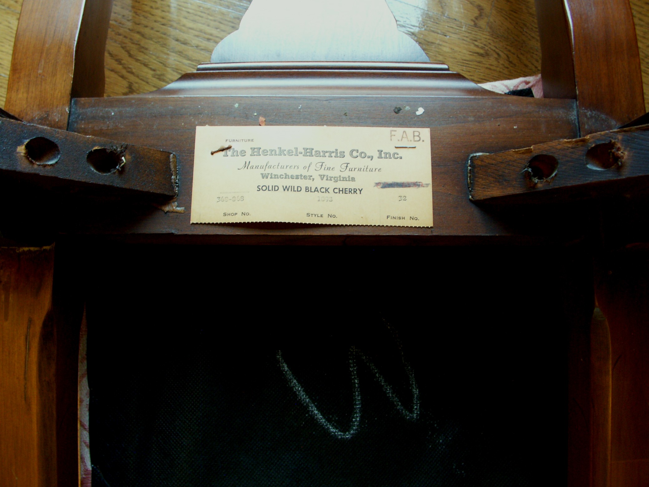 Queen Anne Henkel Harris Dining Chairs and Table