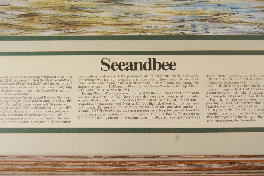 S.S. Seeandbee Framed Print