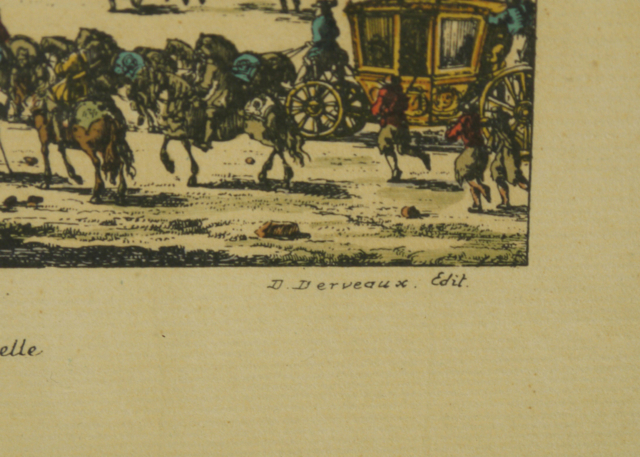 Vintage Print of Chateau de Chambord by Daniel Derveaux 