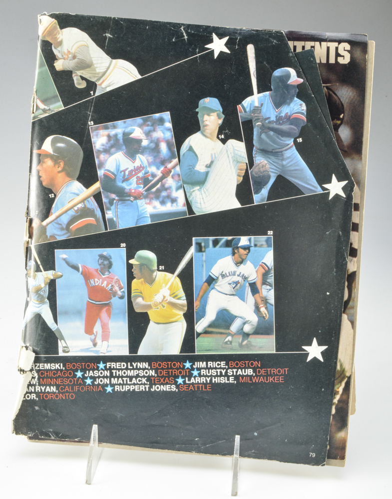 Five Vintage Baseball and Basketball Programs
