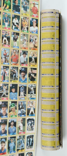 Complete 1987 Topps Baseball Card Set in Uncut Sheets