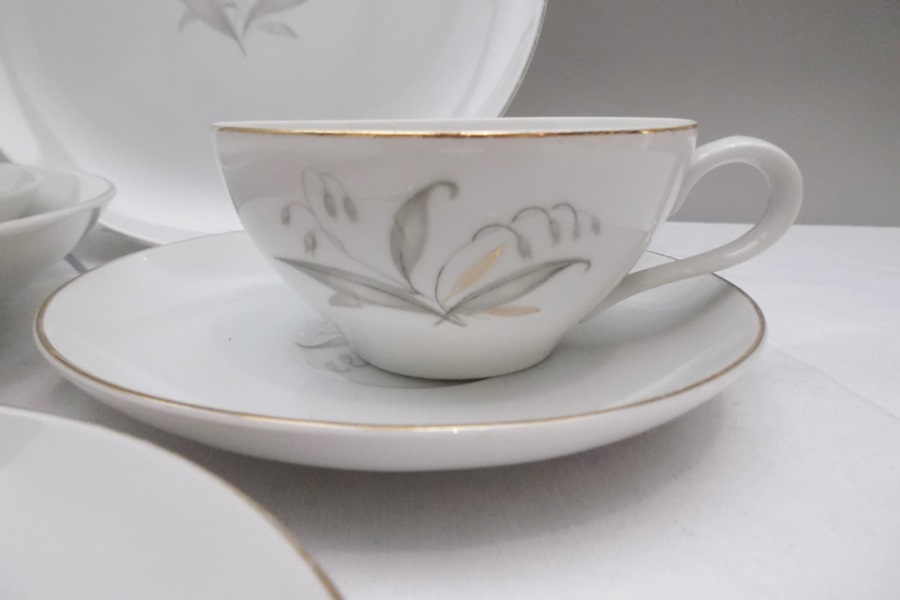 98-Piece Set of Kaysons Fine China-Golden Rhapsody