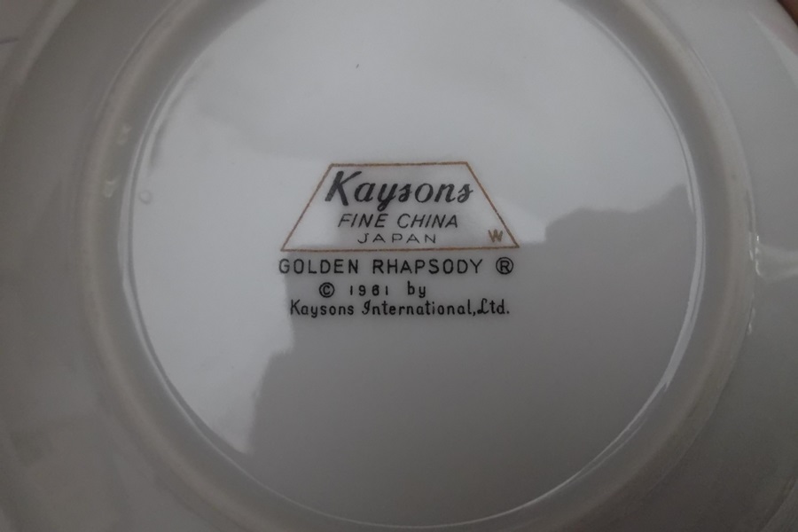 98-Piece Set of Kaysons Fine China-Golden Rhapsody