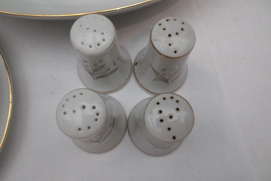 98-Piece Set of Kaysons Fine China-Golden Rhapsody