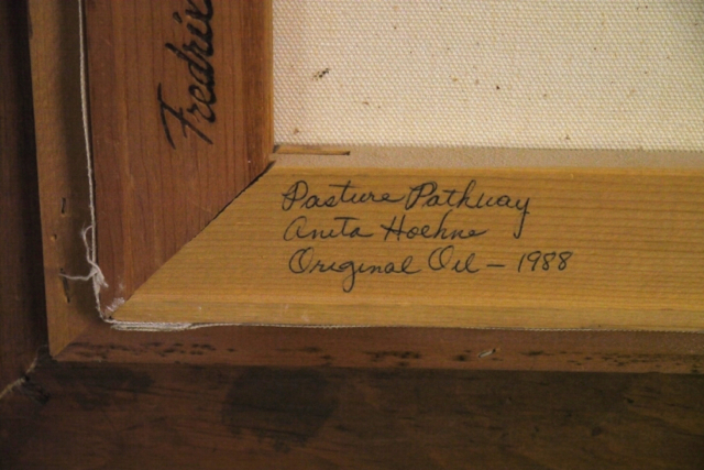 Original Oil Painting "Pasture Pathway" by Anita Hoehne